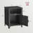 Bauman Farmhouse Nightstand, Bedside Table with a Cabinet and Open Compartment-73822925
