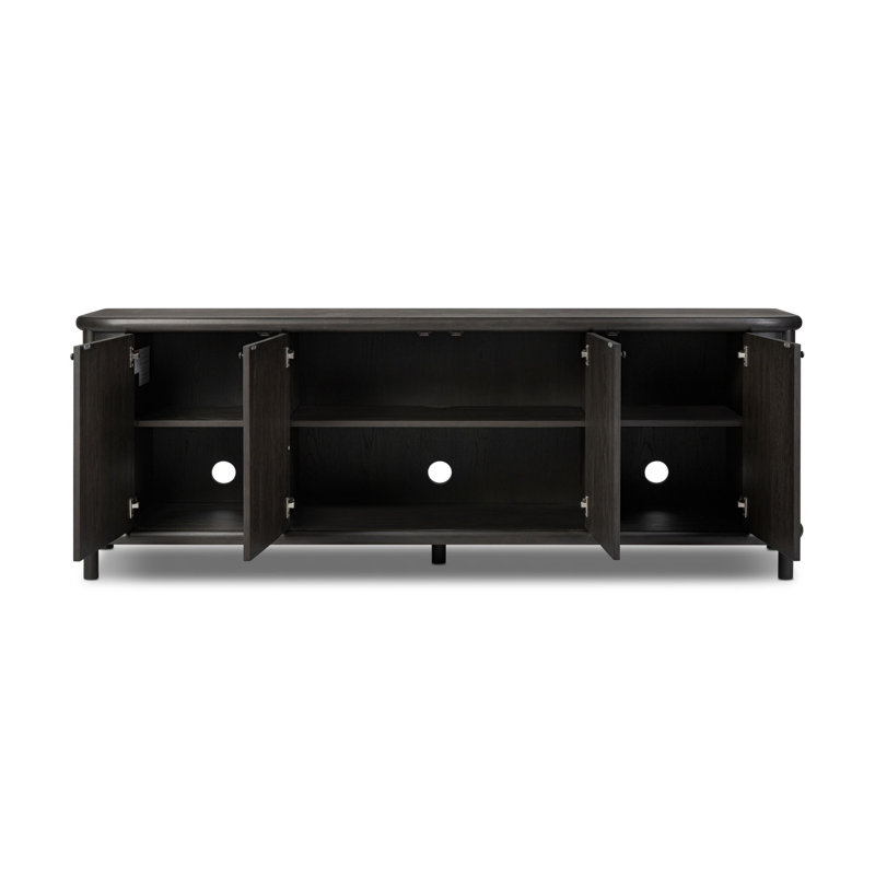 Buffet de 85,75 po Rex Elvie, Noir fumé uni