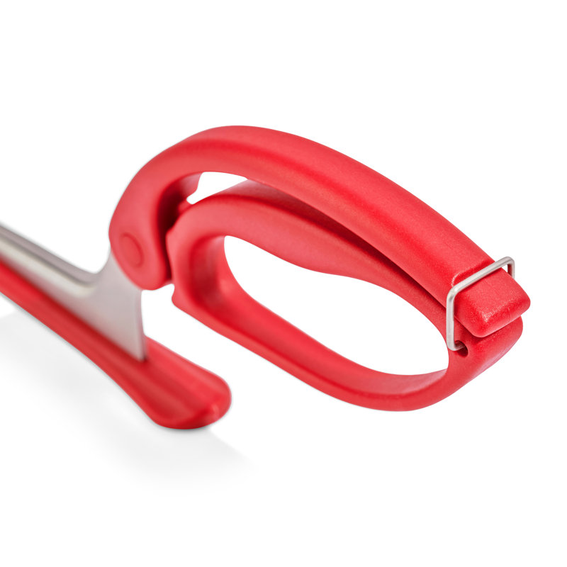 Cuisipro Pizza Shears, Red, Sharp Stainless Steel Blades, Pizza Cutter, Scissors