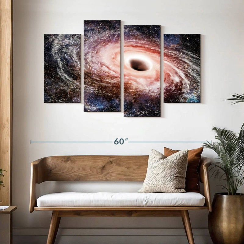 Oberle Into The Black Hole, 32" H x 52" W