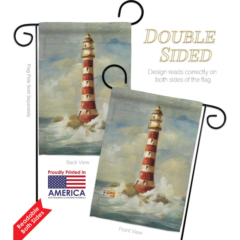 Double Sided 18.5'' H x 13'' W Polyester Flag Set