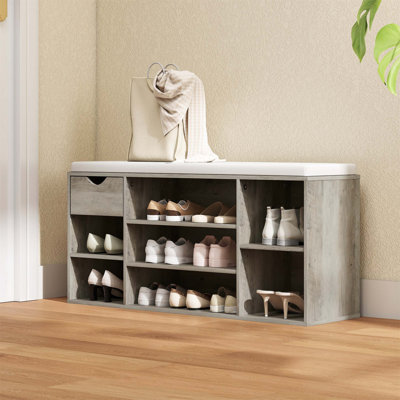 10 Pair Shoe Storage Bench