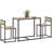 Industrial Dining Table Set for 2, Small Kitchen Table and Chairs,wood-1151786723