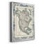 Border Map of North America, reproduction encadrée de qualité supérieure - prête à être accrochée-88100435-88100433