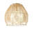 1-lamp vine woven adjustable white glass Flush mount light