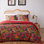 Ensemble de courtepointe pour grand lit 3 pièces Greenland Home Fashions Jewel Red 90 x 90 + 20 x 26 (2)