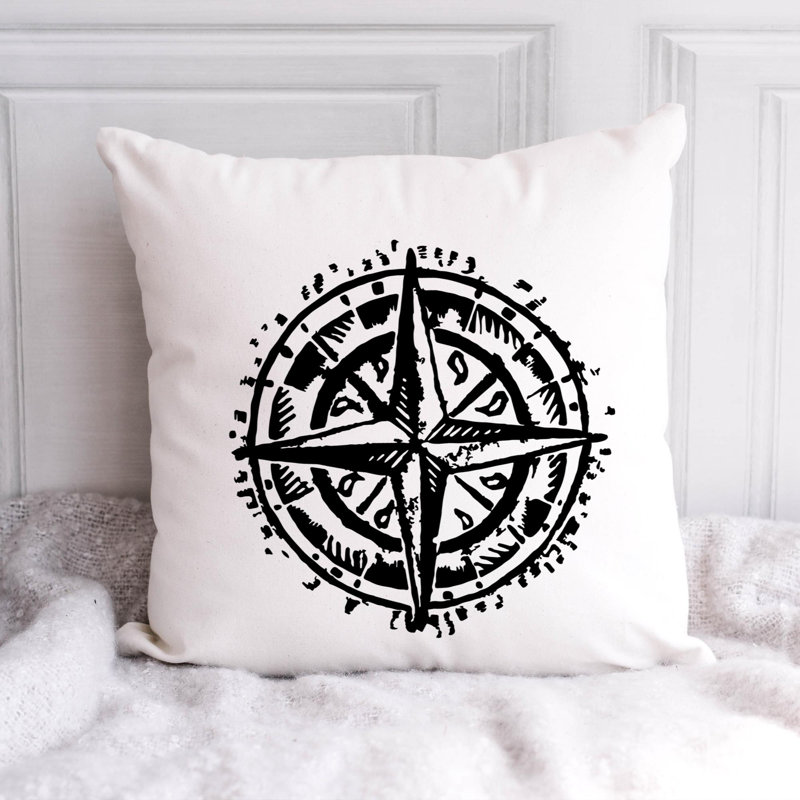 Nautical Sea Life_104 - Coussin décoratif inclus, H 18 po x l 18 po