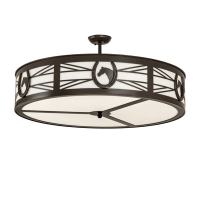 6 - Light Semi Flush Mount