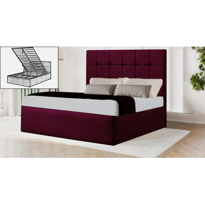 Carliana Upholstered Ottoman Storage Bed