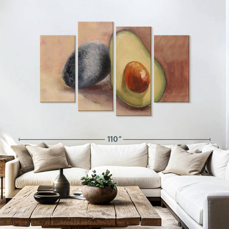 Avocado, 54" H x 84" W