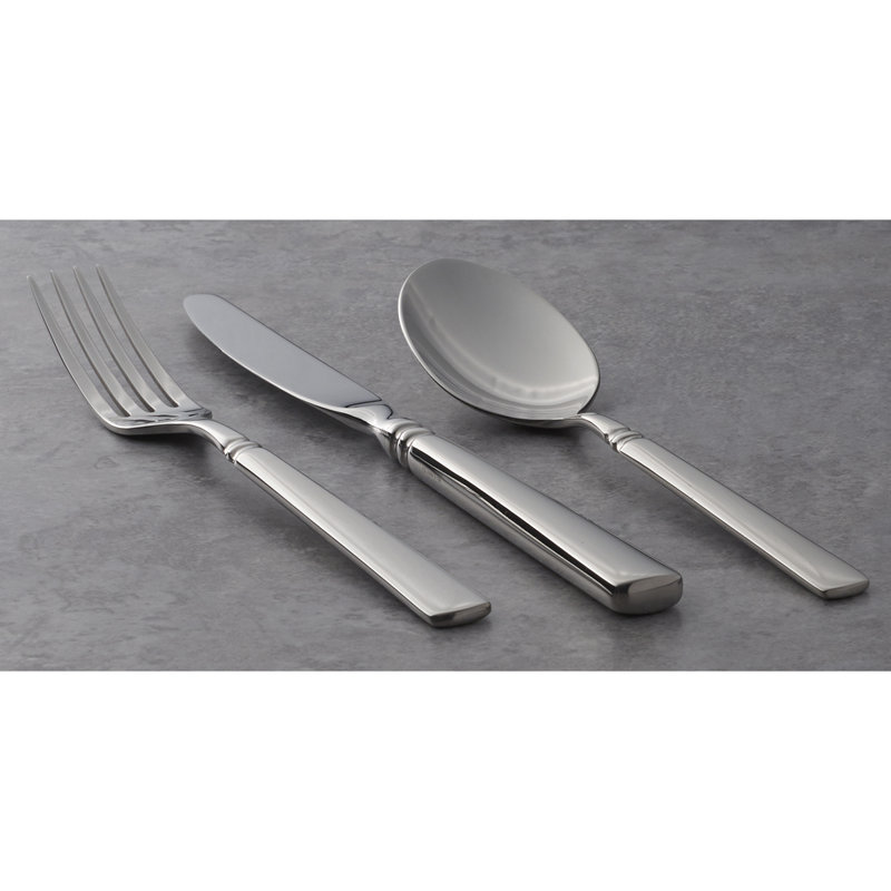 Easton 5 Piece 18/10 Stainless Steel Flatware Set, Service for 1