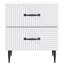 43cm W Manufactured Wood Bedside Table-1125127037