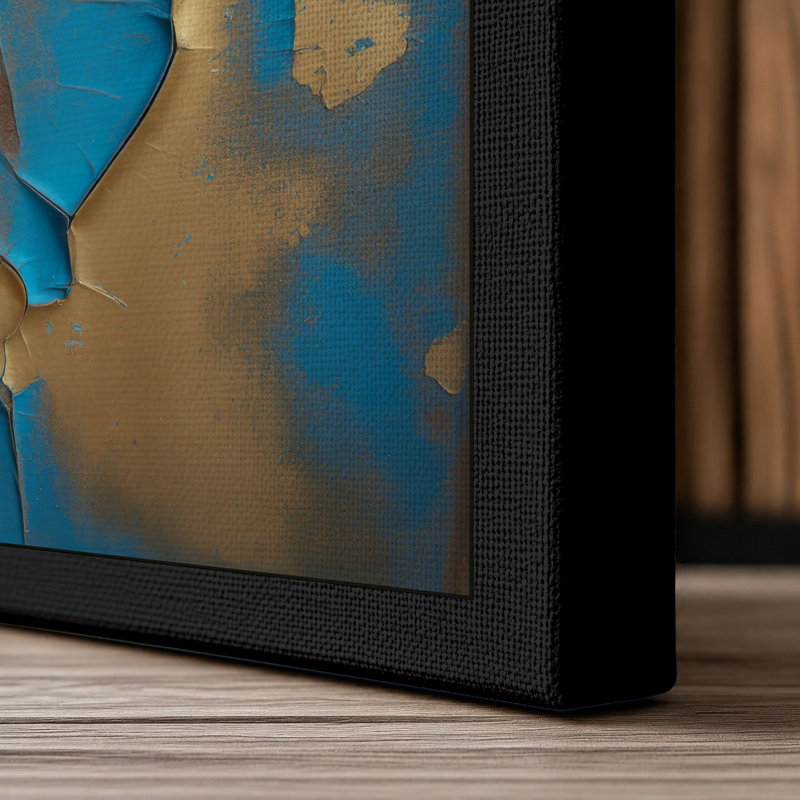 Layers of Decay Industrial - Wrapped Canvas, 36x24 - 91.4 x 61.0 cm, Black Border