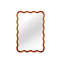 Miroir décoratif rectangulaire en bois-1253260431