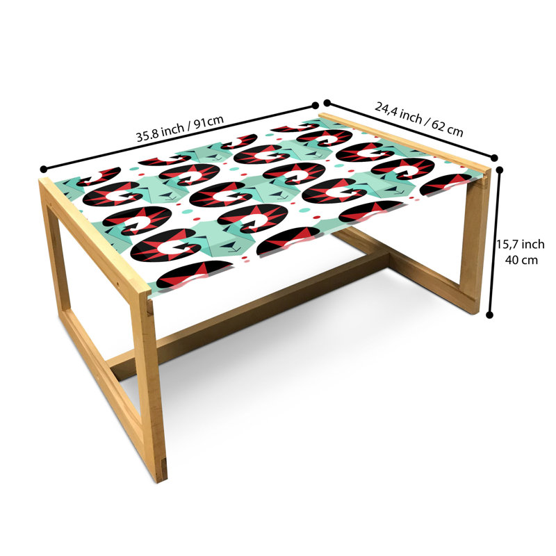 Jaleisha Sled Coffee Table, 90cm H x 62cm W x 40cm D