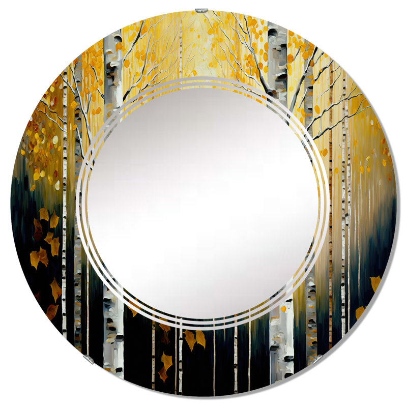 Miroir mural Panchu, 32 po x 32 po