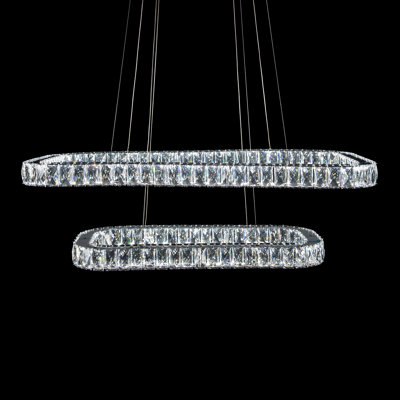 2 - Light LED Chandelier