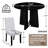 5-Piece Round Dining Table set-384861010-384861008-400858445