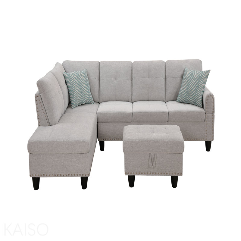 Canapé modulaire Basic, coussin décoratif - Canapé équipé