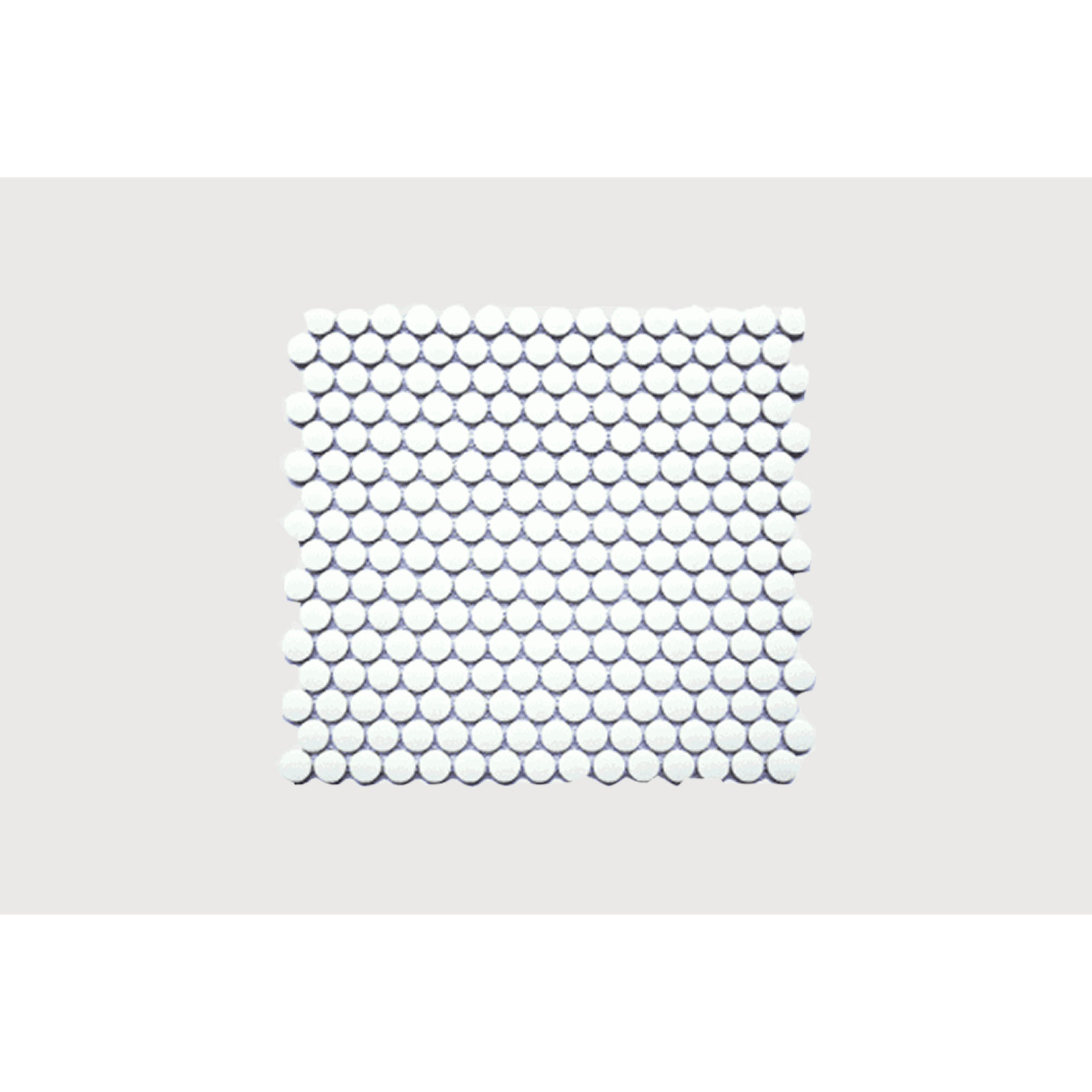 Metro Mosaics 1" Mosaic Tile, White, Matte