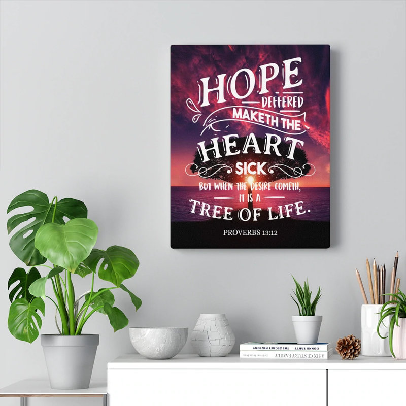 Tree Of Life - Wrapped Canvas Print, 36cm H x 28cm W