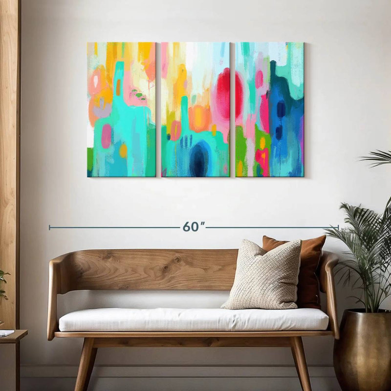 Avery Abstract Spring City, 28" H x 45" W