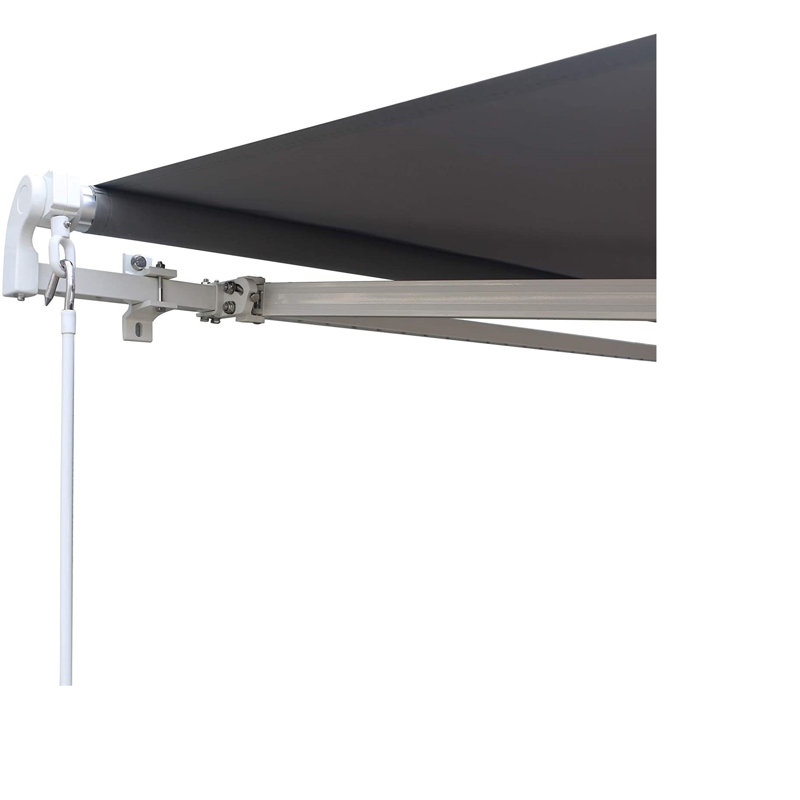 Sonakshi 3m W x 2.5m D Retractable Patio Awning, Grey