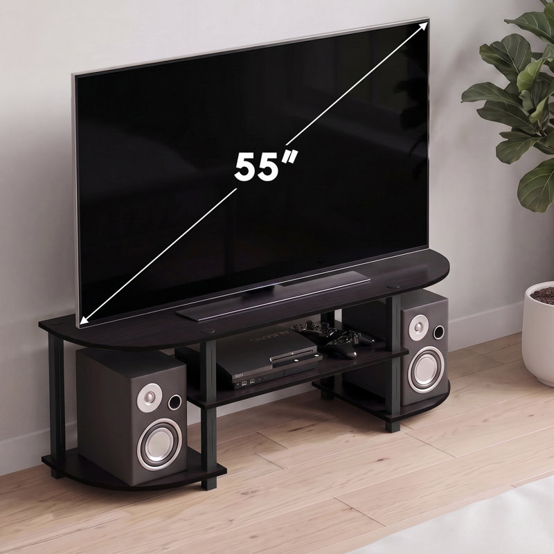 Rianne TV Stand for TVs up to 50", Dark Walnut