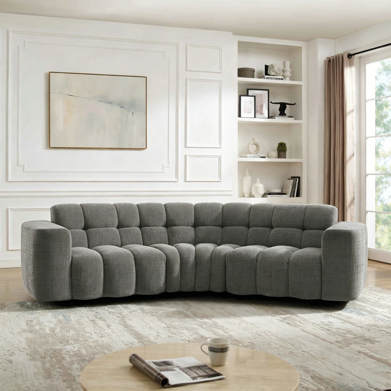Canapé Minimore, Gris chenille