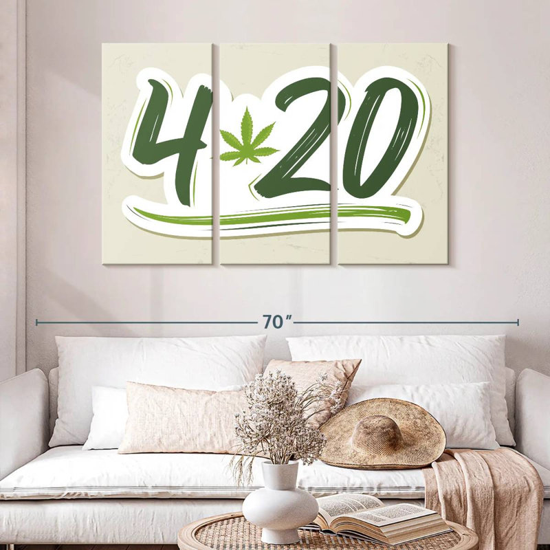 Tergel 420 Cannabis Sign, 32" H x 50" W