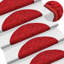 Carpet Stair Treads Red 56x17x3 cm