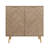 Celinda Modern Sideboard Buffet Cabinet, Natural Oak Accent Cabinet with 2 Doors and Adjustable Shelf