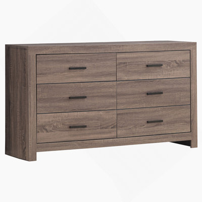 Commode 6 tiroirs Oak