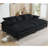 109" W Oversized Double Lounge Chaise,Fluffy Cushioned Sofa Bed-188445045