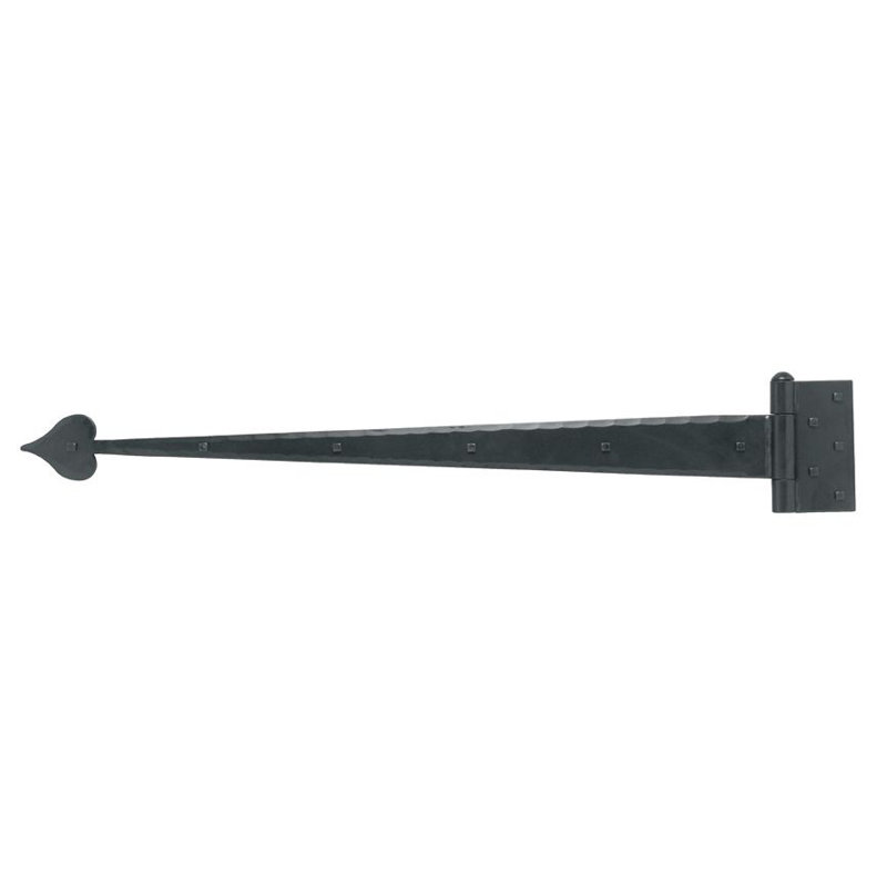 Heavy Duty Heart Strap Hinge, 6" H x 30.75" W x 0.31" D