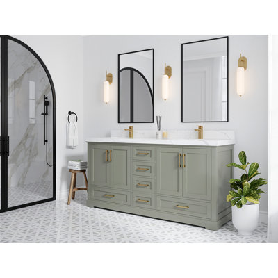 Ensemble de meuble-lavabo double 72 po Esin
