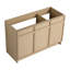 Meuble-lavabo autoportant de 48 po et 3 portes d'armoire à fermeture en douceur-BCV11148DOK (KD-Emballage) -Évier non inclus