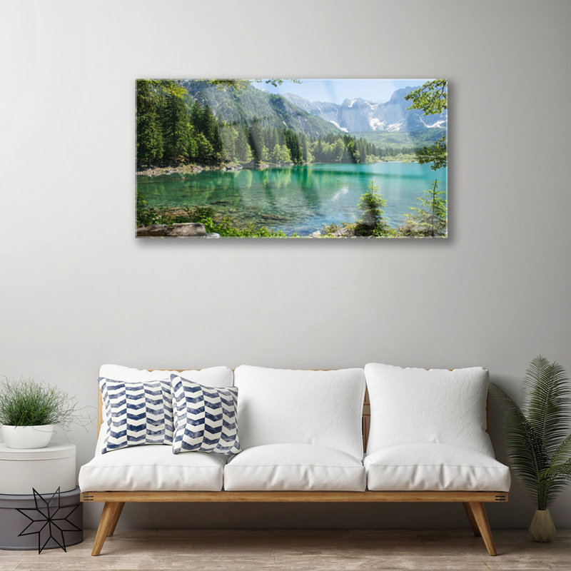 Mountains Seewald - Unframed Photograph on Glass