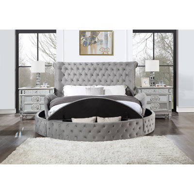 Kjerstin Upholstered Bed, Storage Bed,Bed Frame