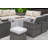 10 - Person Patio Conversation Set with Cushions