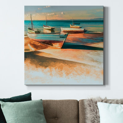 «Shadow Boat I», reproduction d'art sur toile tendue