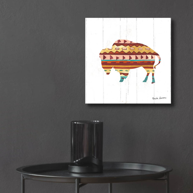  «Southwestern Vibes 2» par Farida Zaman, art mural en verre acrylique, 12 po x 12 po