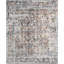 Oriental Area Rug in Gray/Rust-301493457
