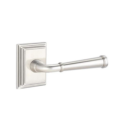 Privacy Door Lever with Square Rosette