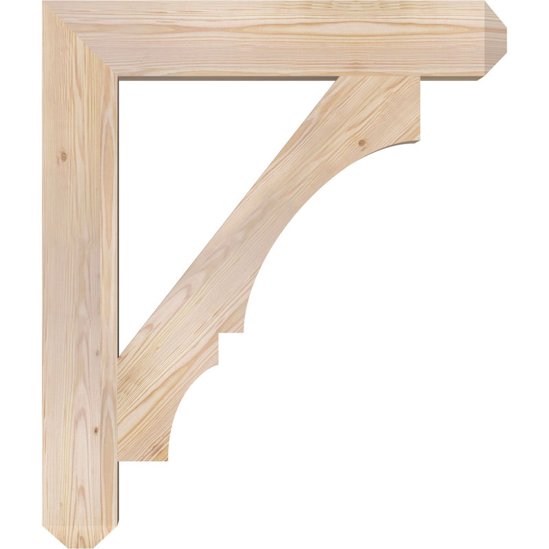 Support l 5 5 po x P 34 po x H 40 po Balboa Craftsman, Sapin de Douglas lisse, 6" W x 34" D x 40" H