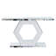 Miroir d'entrée hexagonal en cristal Sparkling