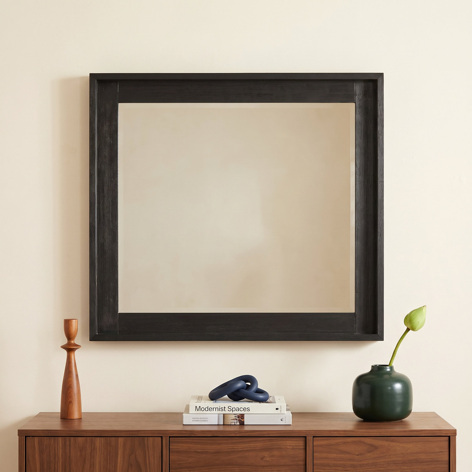 Elyza Solid Wood Flat Mirror