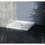 Base de douche blanche 36 po x 36 po - Bonde centrée, conception à seuil unique, fabrication en acrylique durable