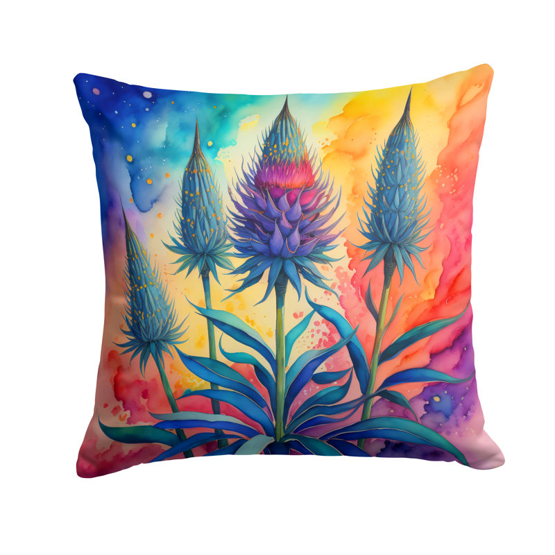 Coussin décoratif intérieur / extérieur Polyester, 14 po x 14 po