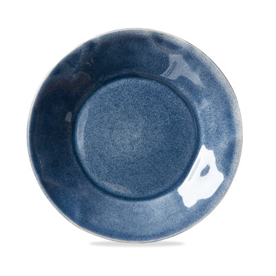 Hudson Reactive Glazed Salad Plate Dark Blue